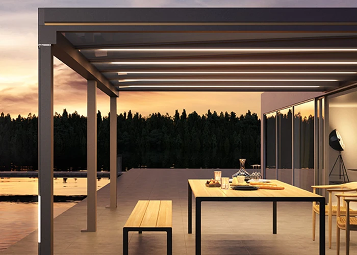 Pure Cubic Glass Patio Roof 2 cube 2