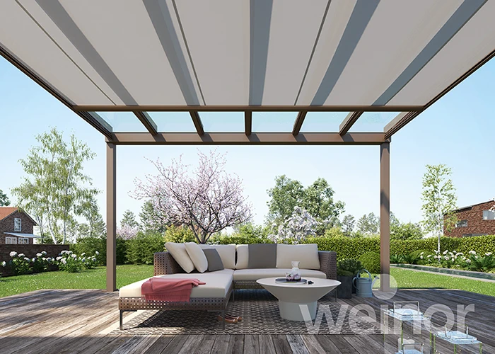 Pure Cubic Glass Patio Roof 1 cube